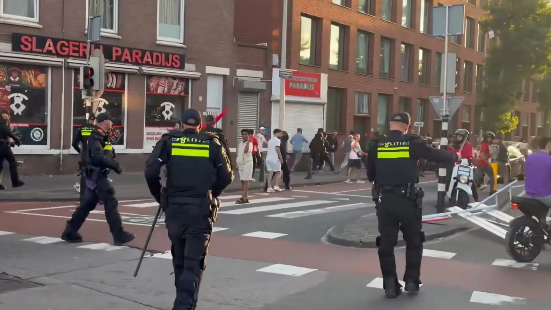 Al menos 33 detenidos por disturbios en Países Bajos tras la victoria de Marruecos en el Mundial