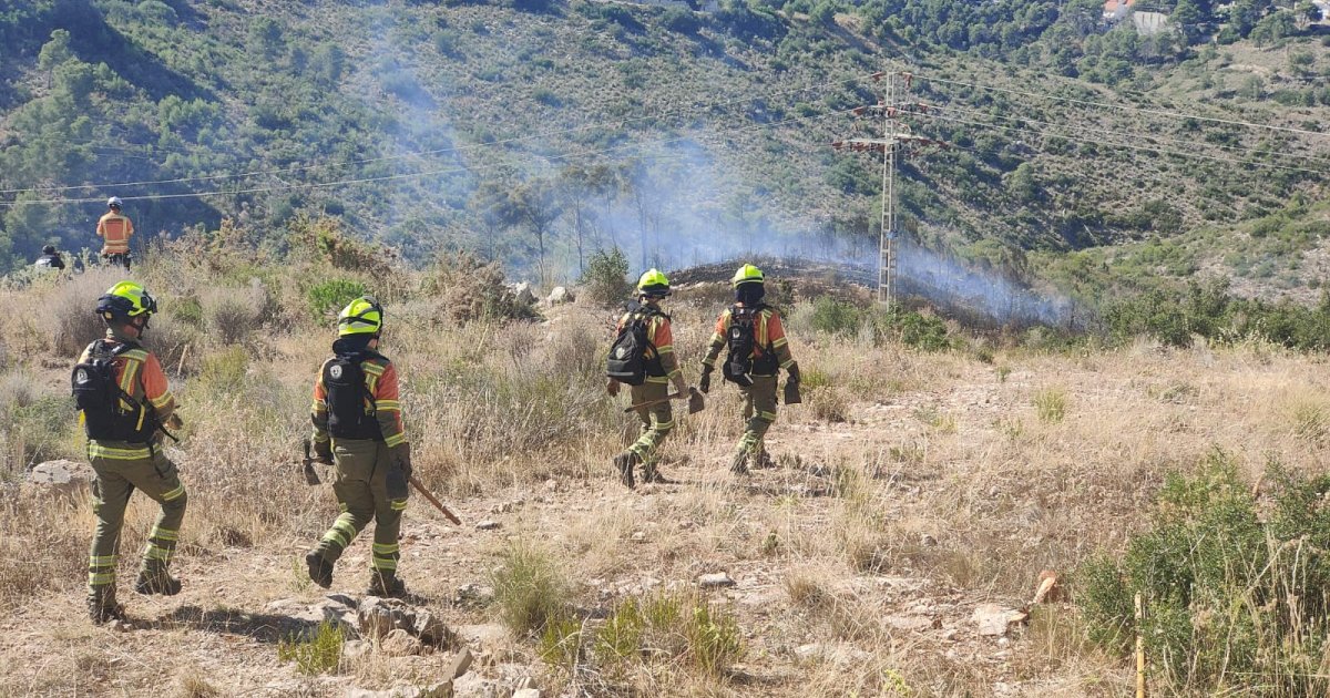 El Consorcio de Bomberos de Valencia refuerza su dispositivo ante la ola de calor y el riesgo extremo de incendios forestales